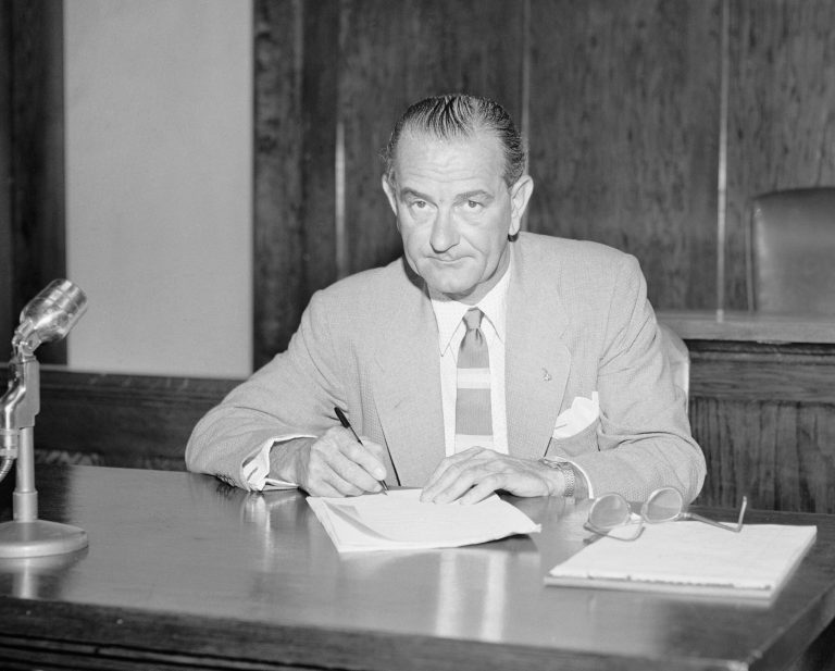 Lyndon B. Johnson placed a longtime political associate, Abe Fortas, on the court in part so that Fortas could alert him if his Great Society programs faced legal jeopardy and to keep the court from overturning them. He persuaded a sitting justice, Arthur Goldberg, to step down and become UN ambassador in order to open a seat for Fortas, who eventually was forced to resign in disgrace. (AP Photo/Ed Kolenovsky)