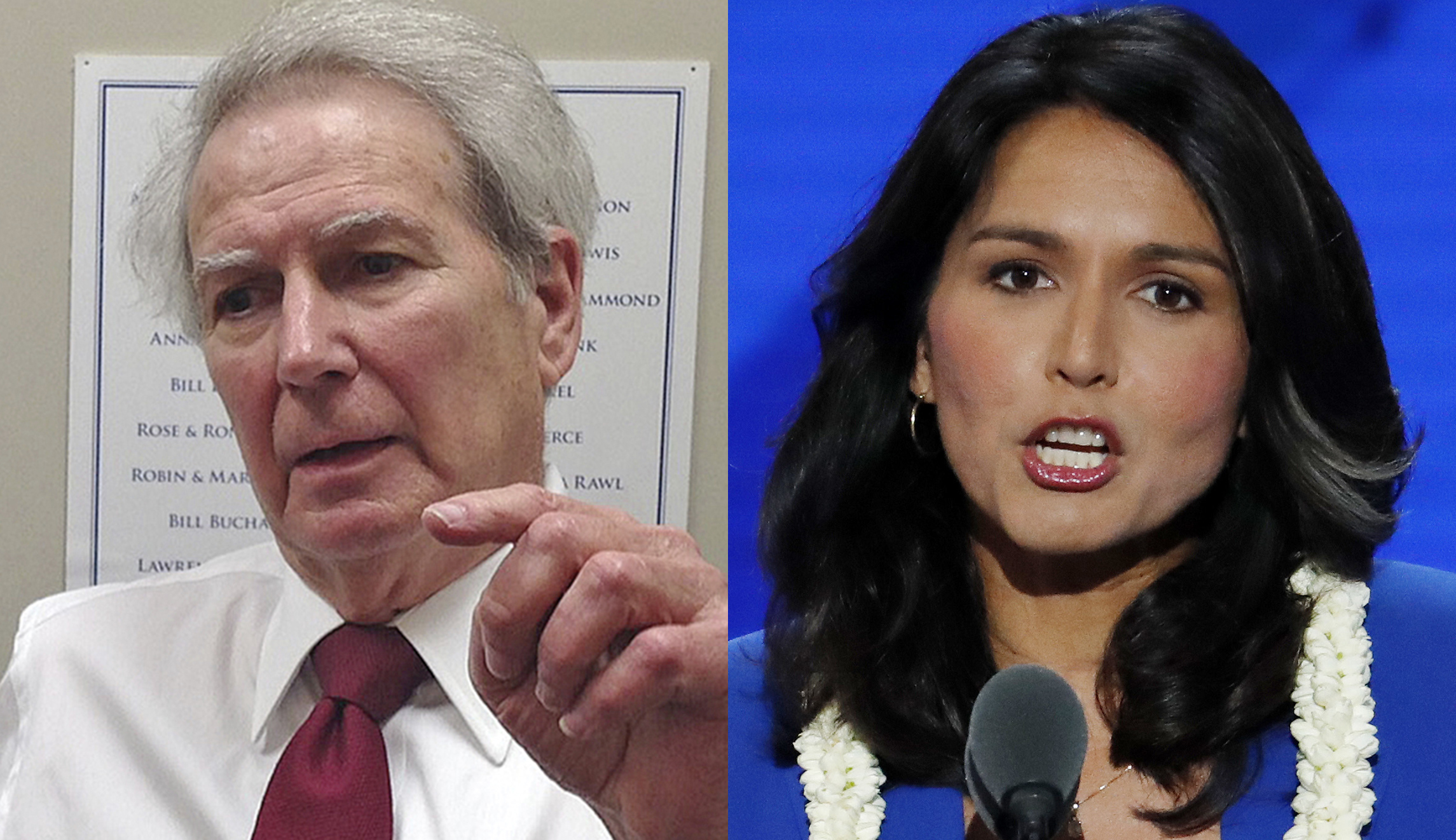 Walter Jones, Tulsi Gabbard say undeclared war should be impeachable offense