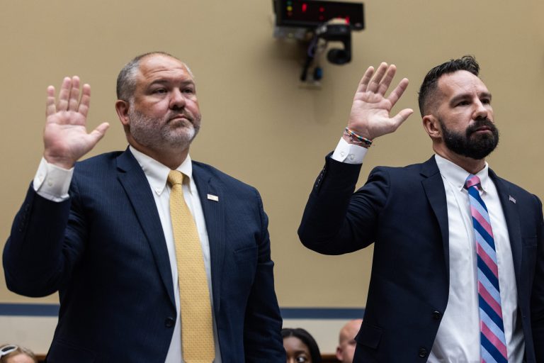 IRS whistleblowers Gary Shapley and Joseph Ziegler.