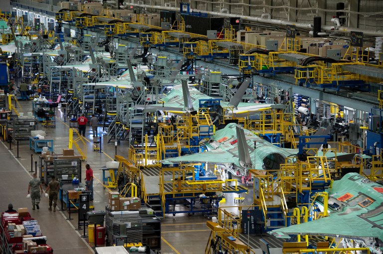 The Lockheed Martin F-35B, at an unveiling ceremony in Texas in 2007. A contractual dispute over the jet halted deliveries to the U.S. military earlier this year.  