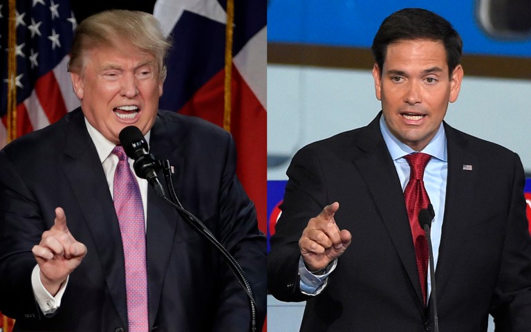 In an interview, Marco Rubio said a Donald Trump presidency is 