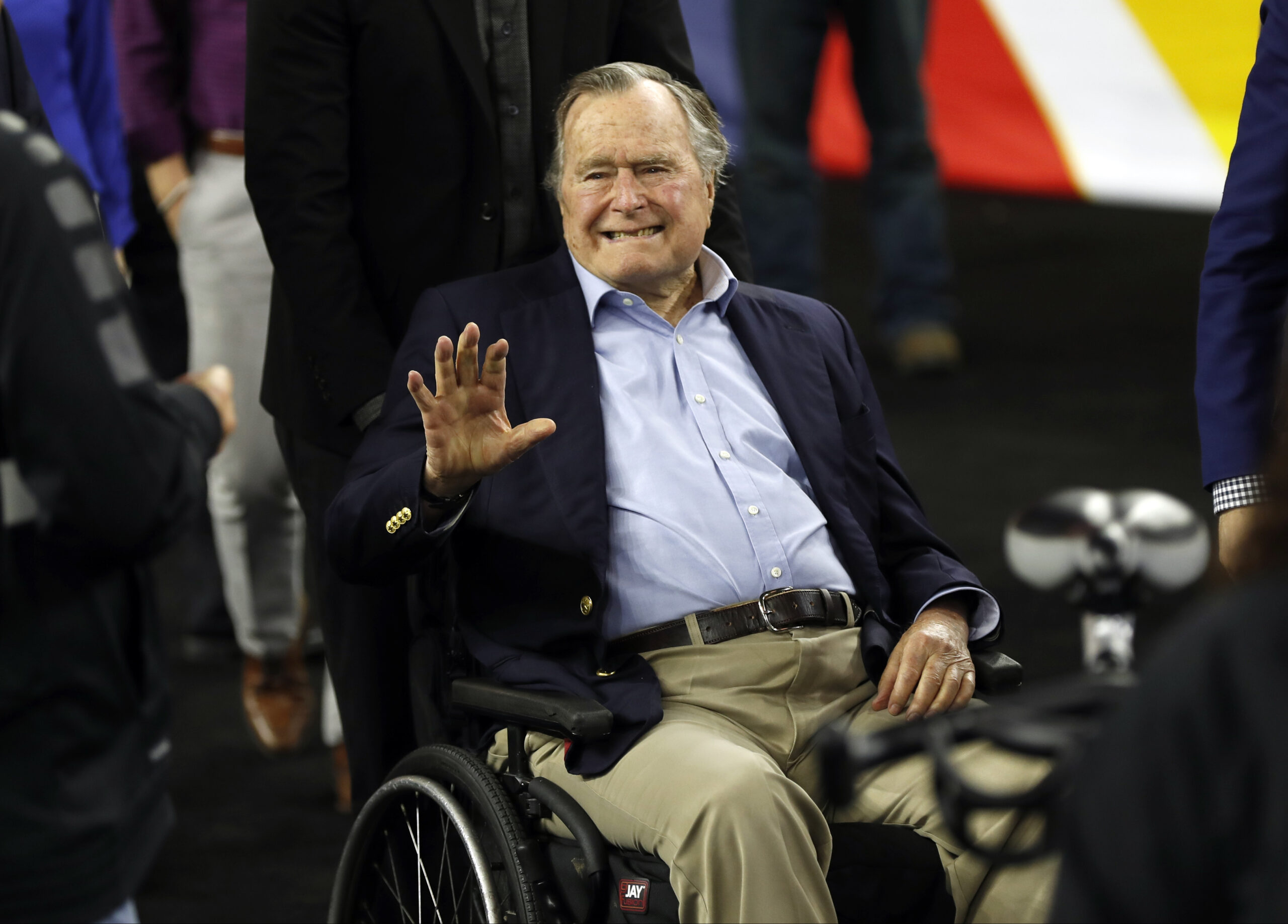 George H.W. Bush discharged from hospital