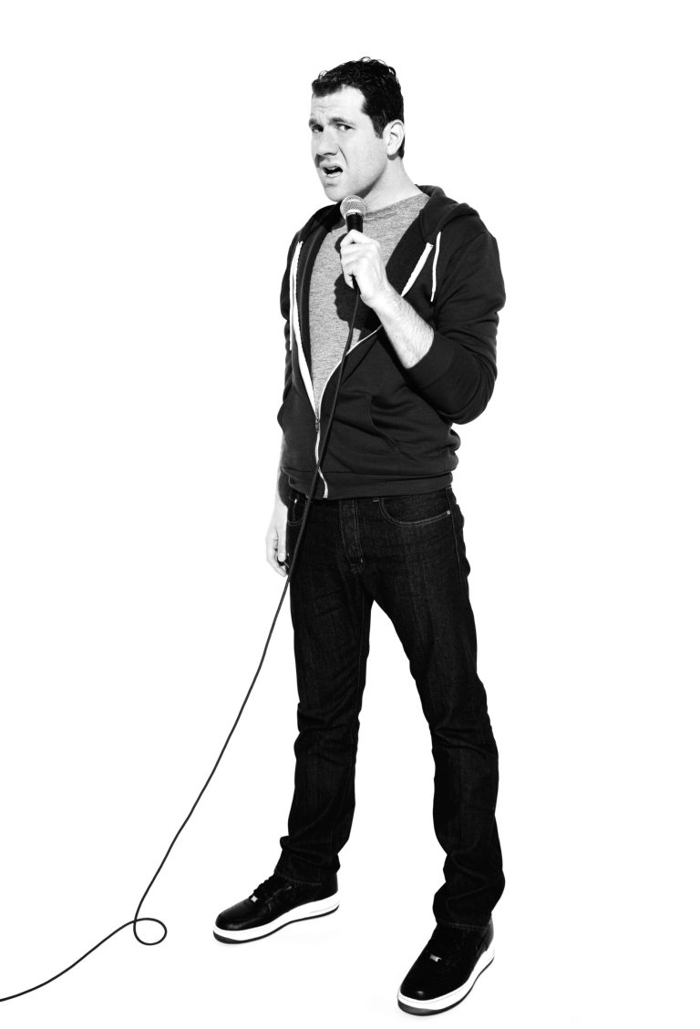   This undated publicity photo provided by Fuse shows the Queens-born comedian, Billy Eichner. On his weekly show, âFunny or Dieâs Billy on the Street,â the comedian quizzes pedestrians by asking irreverent questions, âDoes Lady Gaga look like an ostrich?