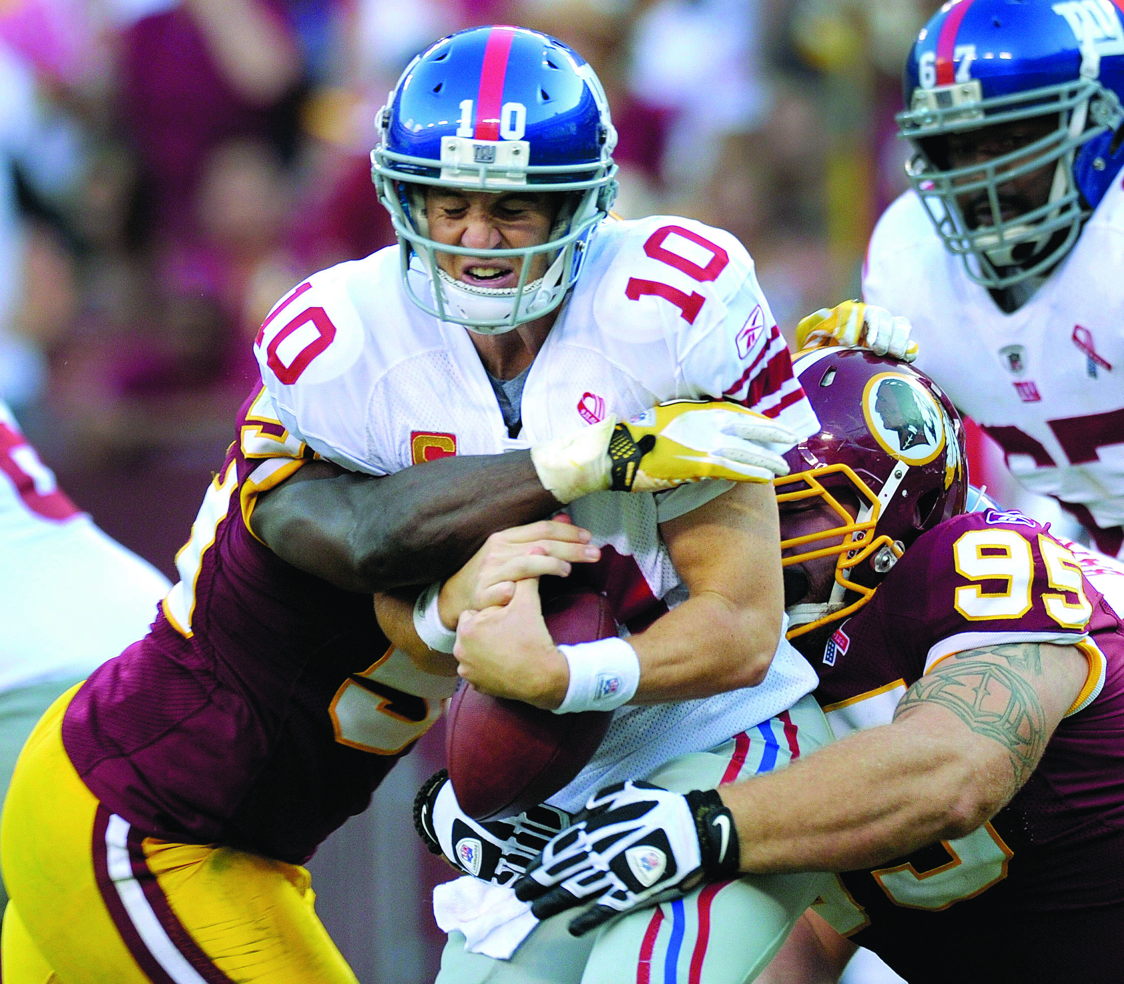 Redskins’ tactics worked against Giants before …