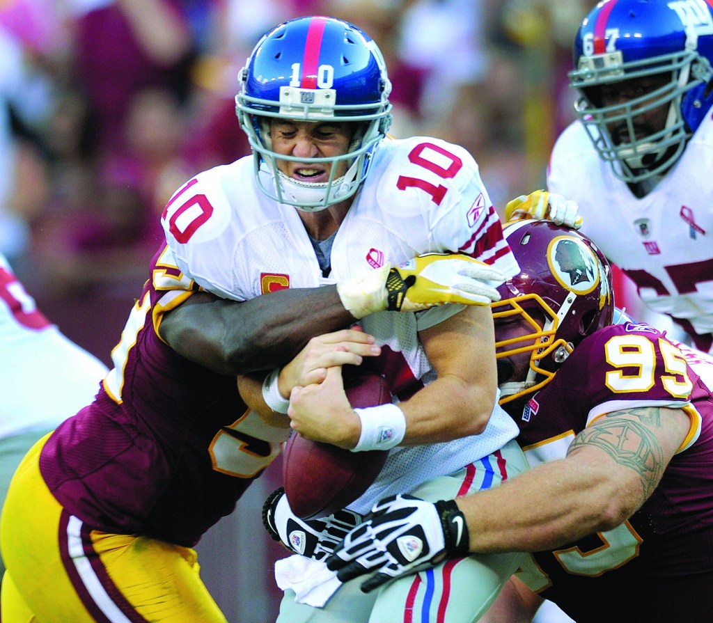 Redskins’ tactics worked against Giants before …
