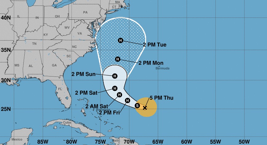 Tropical Storm Jose to escape Bermuda Triangle and threaten US coastline