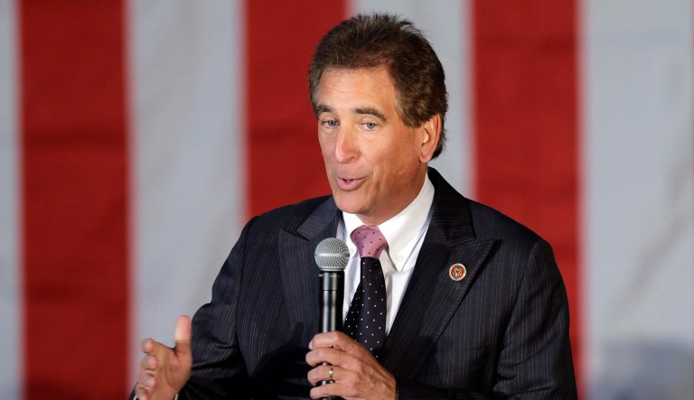 Rep. Jim Renacci, R-Ohio, is President Trump's handpicked choice to challenge Democratic Sen. Sherrod Brown in November after Ohio Treasurer Josh Mandel unexpectedly dropped out of the race. The Ohio Republican Party will be voting on whether to formally endorse Renacci on Friday. (AP Photo/Mark Duncan, File)