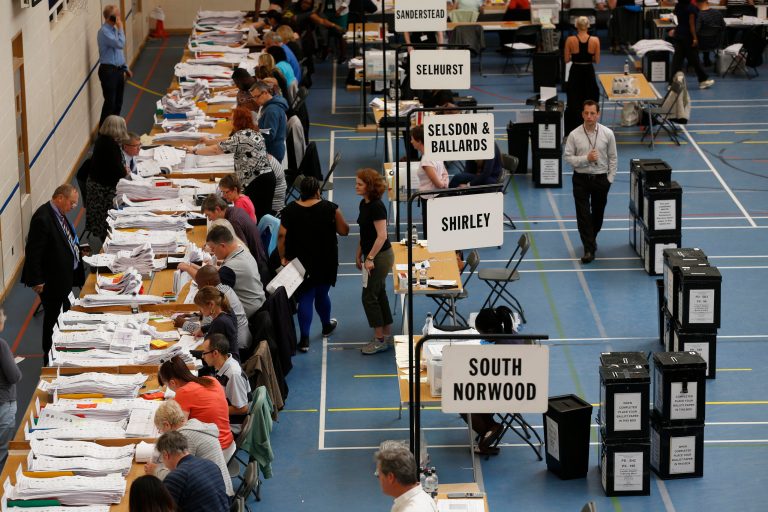 Britain’s UKIP party surges in Euro election