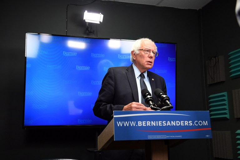 Bernie Sanders' campaign manager insisted Friday that the Vermont senator is still an "active candidate for president." (Matt McClain/The Washington Post via AP, Pool)