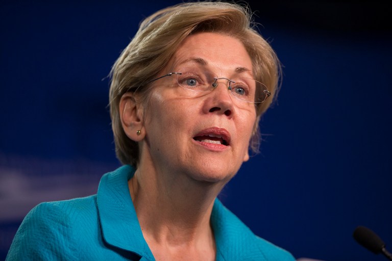 Sen. Elizabeth Warren, D-Mass., labeled Donald Trump a liar who 