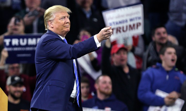 Financial experts warn of dire scenarios under a Trump presidency. (AP Photo/Charles Krupa, File)