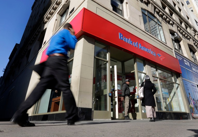 The Federal Deposit Insurance Corporation reported Thursday that just 7 percent of households were unbanked in 2015, down from 7.7 percent in 2013. (AP Photo/Richard Drew, File)