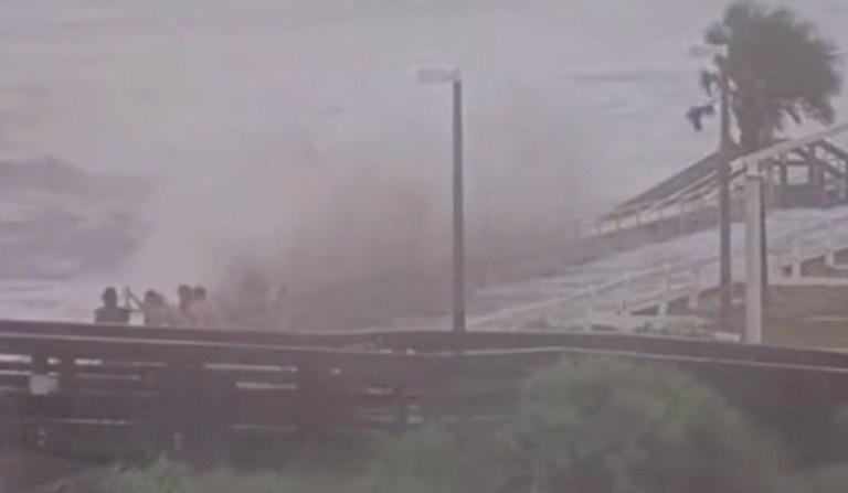 WATCH LIVE: People tempt fate at Florida’s St. Augustine Beach as Ian rages on