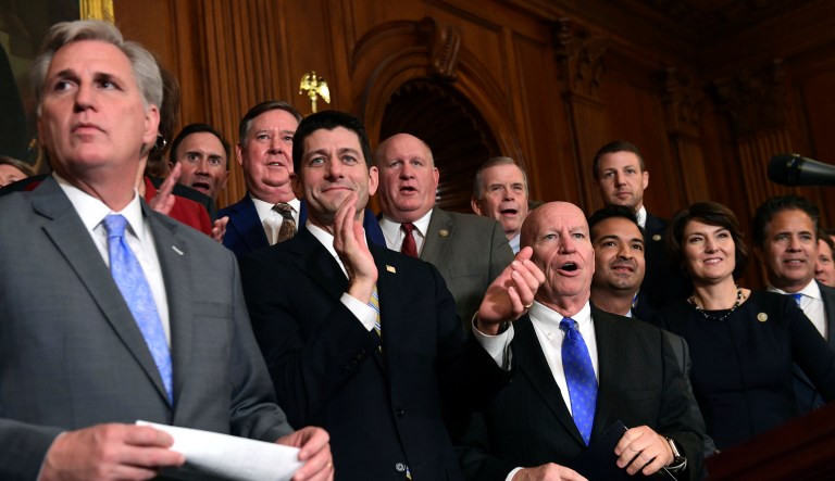 Republicans are optimistic they will come up with a compromise bill in time to vote on a measure by Christmas, said Majority Leader Kevin McCarthy, R-Calif. (AP Photo/Susan Walsh)