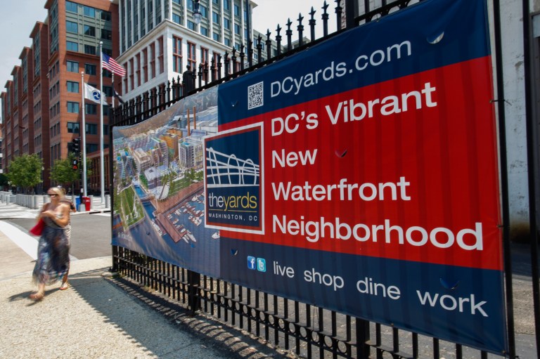 New development is under way in the Navy Yard area close to Nationals Park. Another 1,000 new housing units are expected to open in the next two years.