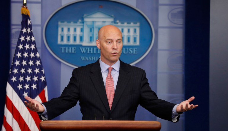 Marc Short said the 15 percent corporate rate should apply to businesses that file through the individual side of the tax code. (AP Photo/Alex Brandon)