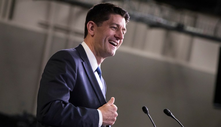 Speaker of the House Paul Ryan, R-Wis., told lawmakers Tuesday he'll combine a new disaster relief package to the spending bill, which would fund the government until Jan. 19. (AP Photo/J. Scott Applewhite)