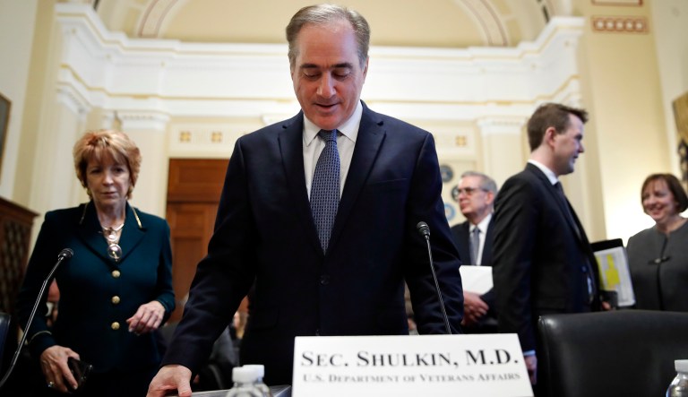 The Department of Veterans Affairs' Office of Inspector General released a report Wednesday that said VA staff purposefully bent the rules to allow David Shulkin's wife to travel with him on the taxpayers' dime. (AP Photo/Jacquelyn Martin)