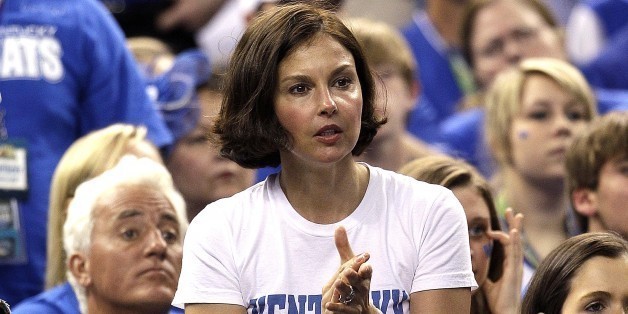 Ashley Judd at a Final Four game in New Orleans. (AP Photo/David J. Phillip)