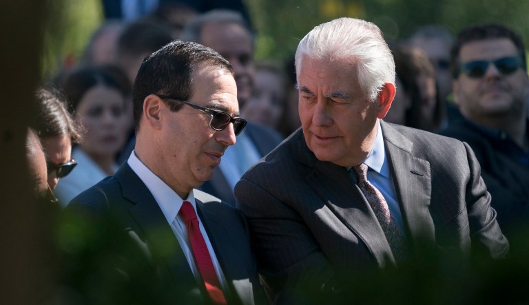 Treasury Secretary Steven Mnuchin announced the new agreement. (AP Photo/Carolyn Kaster)