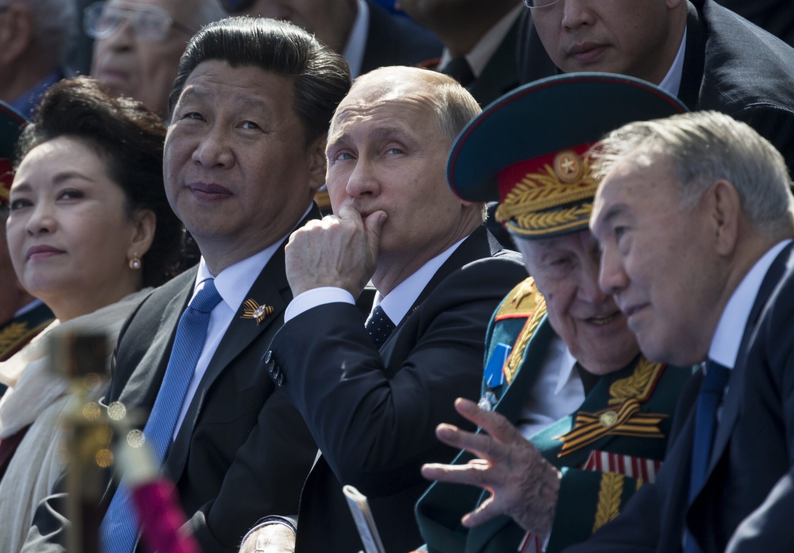 Putin stages biggest military parade since WWII, criticizes West