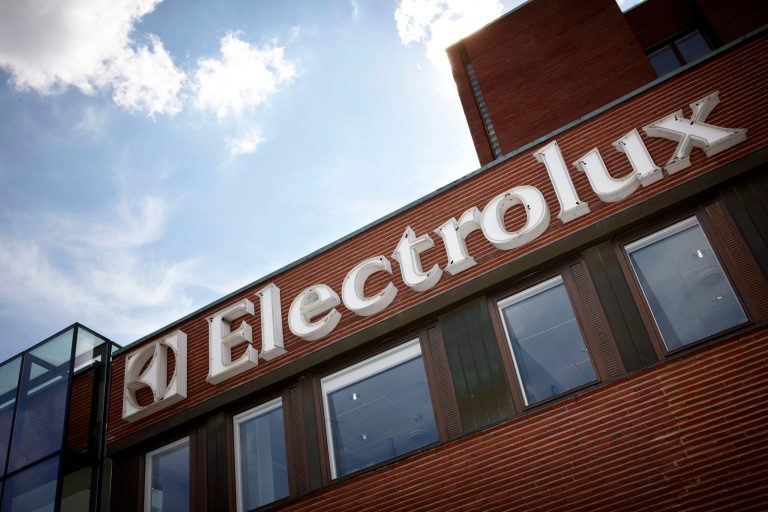 FILE - This July 19, 2011 file photo shows the Electrolux company offices in Stockholm. Sweden's Electrolux is buying the appliances business of General Electric for $3.3 billion, boosting its presence on the North American market, the companies said Monday, Sept. 8, 2014. (AP Photo/Scanpix, Fredrik Persson, File) SWEDEN OUT