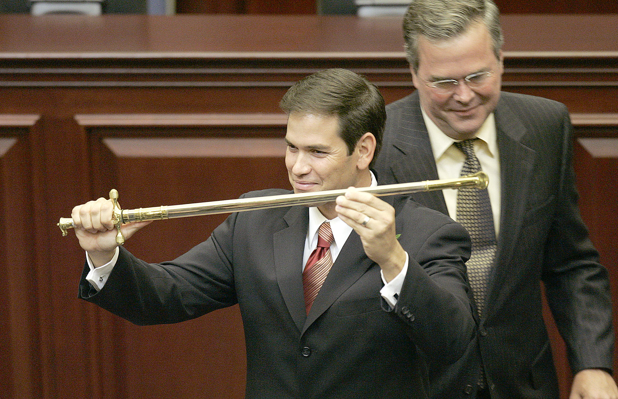 Bush and Rubio, mentor and protege, become potential 2016 foes