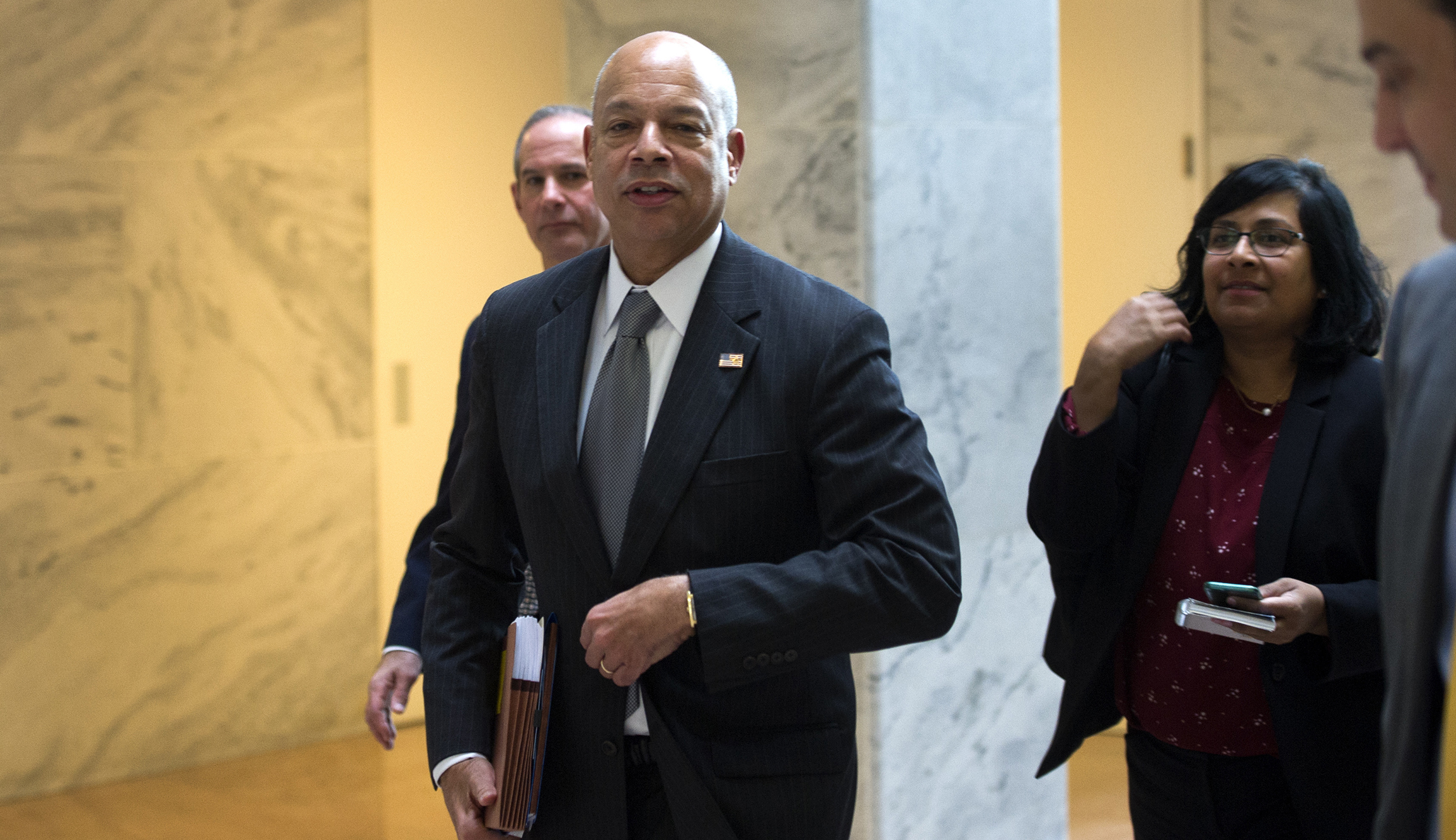 Jeh Johnson met with CEO of Associated Press before Election Day
