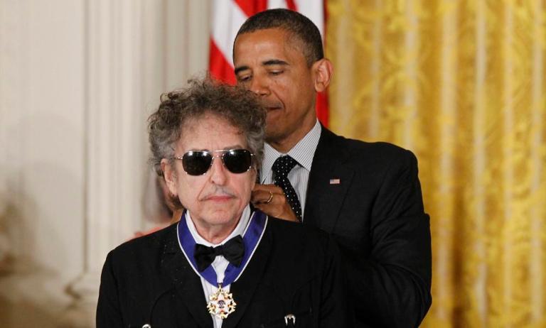 POTUS geeks out over Bob Dylan