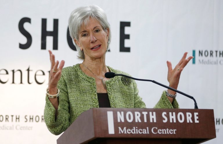 Department of Health and Human Services Secretary Kathleen Sebelius has taken a lot of flak for the botched rollout of Obamacare, but the president doesn't seem to be interested in replacing her. (AP Photo/Lynne Sladky)