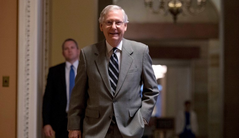 There was no indication as of Monday that McCain will return for the vote. (AP Photo/Andrew Harnik)