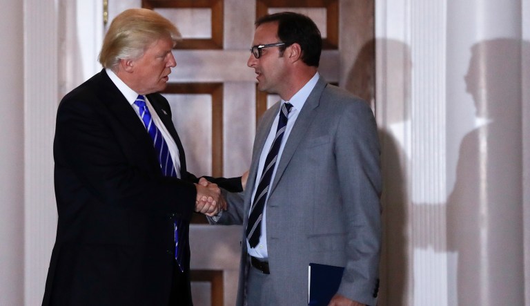 Todd Ricketts, a co-owner of the Chicago Cubs (pictured right), is expected to become the new finance chair of the Republican National Committee after Steve Wynn stepped down over sexual harassment allegations. (AP Photo/Carolyn Kaster)