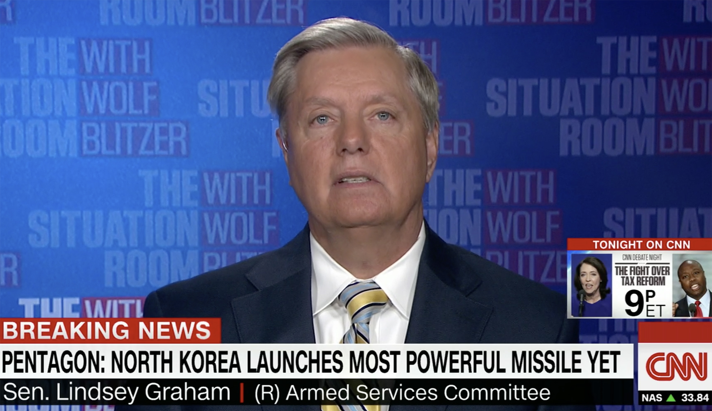 Lindsey Graham: Trump won’t allow the ‘crazy man’ in North Korea to strike the US