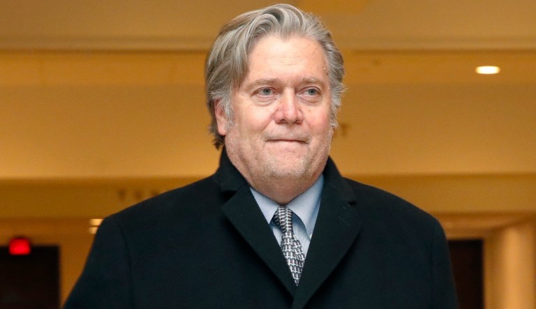 University of Chicago students are protesting the upcoming visit of former White House chief strategist Steve Bannon. (AP Photo/Jacquelyn Martin)