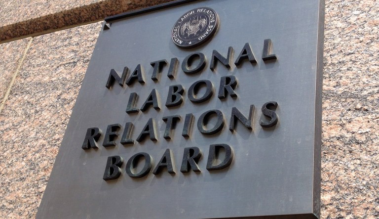The National Labor Relations Board's members are nominated by the president and confirmed by the Senate, but it otherwise operates independently. The confirmation of business lawyer John Ring would ensure that the NLRB has a Republican-appointed majority through at least 2020. (AP Photo/Jon Elswick, File)