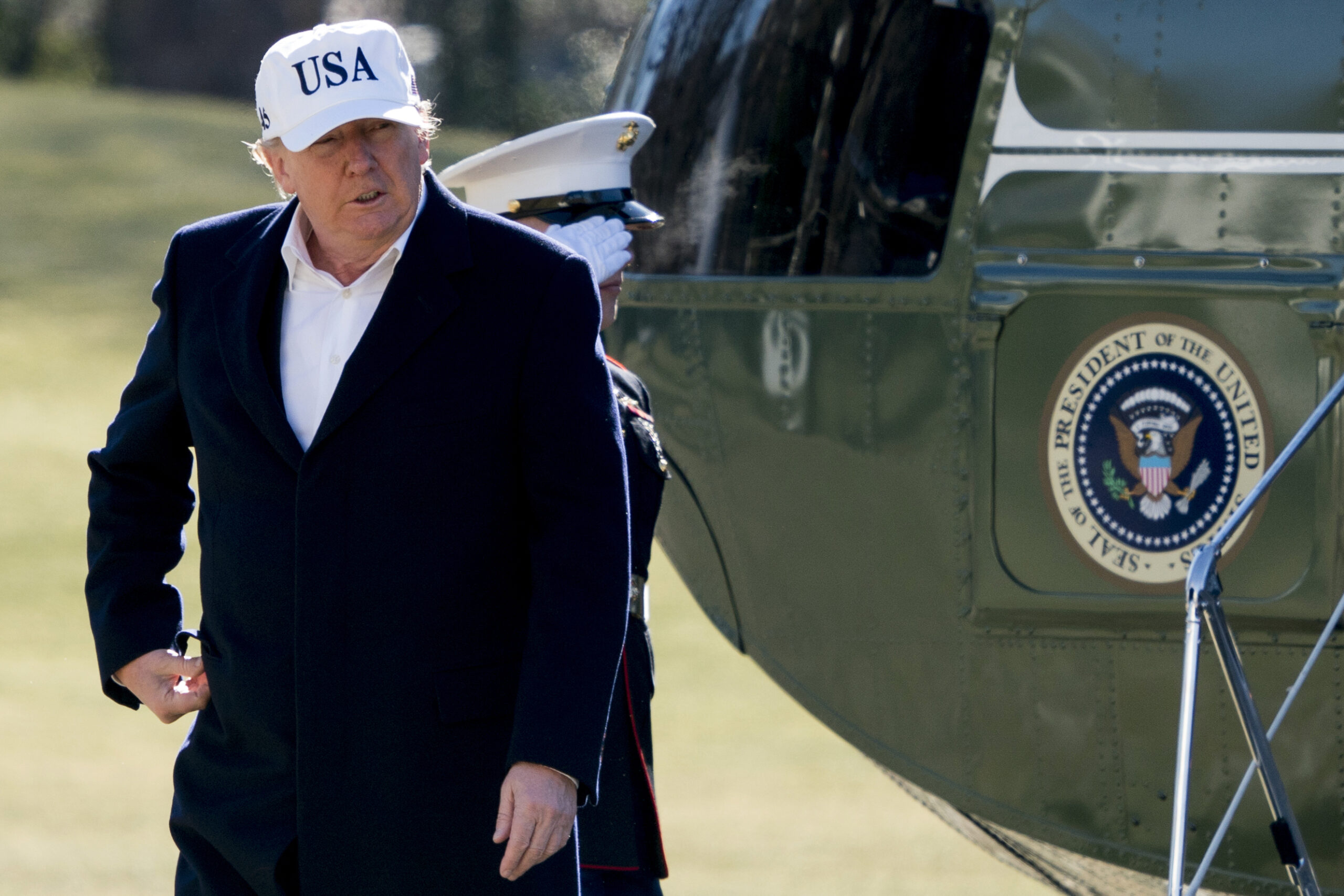 Trump and Emmanuel Macron speak about Iran, North Korea