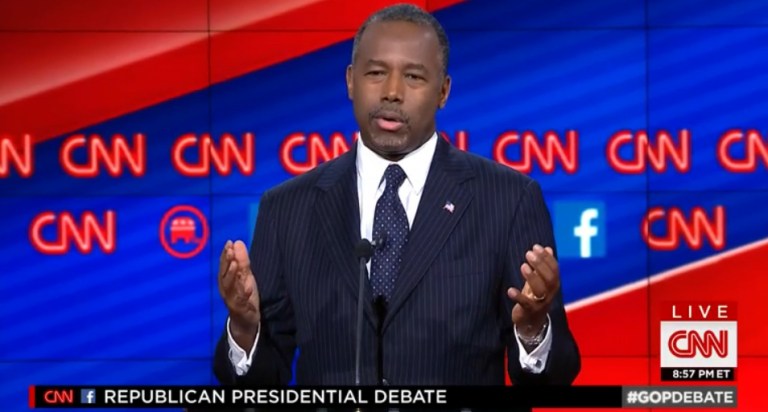 Carson criticized America's 
