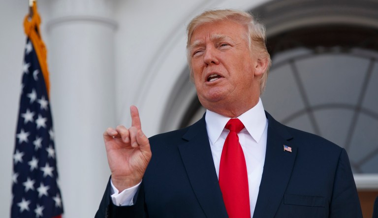 This week it was reported that North Korea has created a miniature nuclear weapon that can fit inside its missiles. (AP Photo/Evan Vucci)