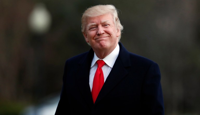 President Trump said Wednesday that people will thank him for firing former FBI Director James Comey, because Comey had ruined the FBI's reputation. (AP Photo/Alex Brandon)