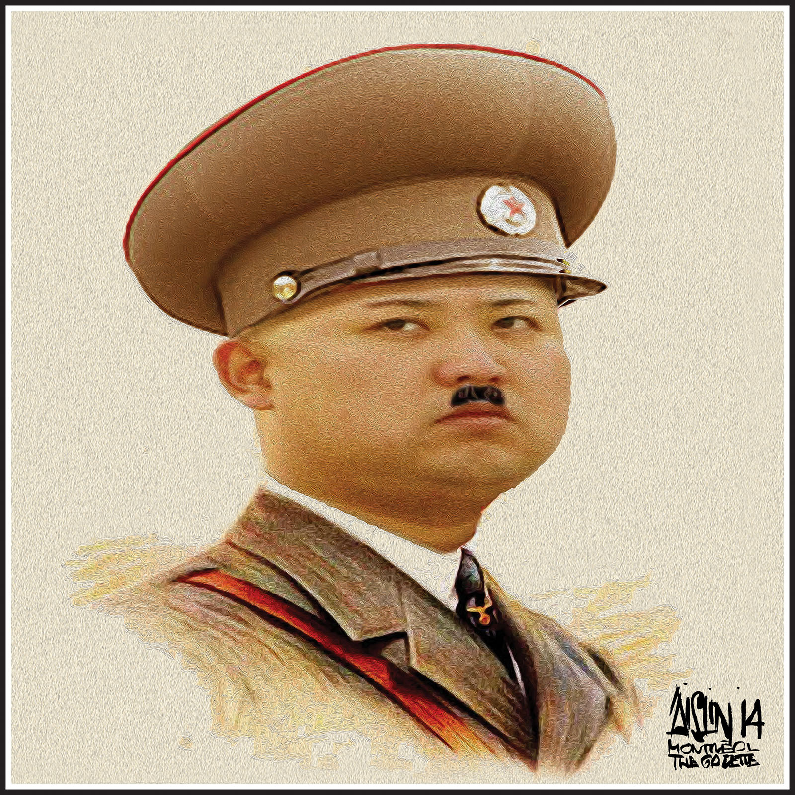 Editorial cartoon: Portrait of a leader