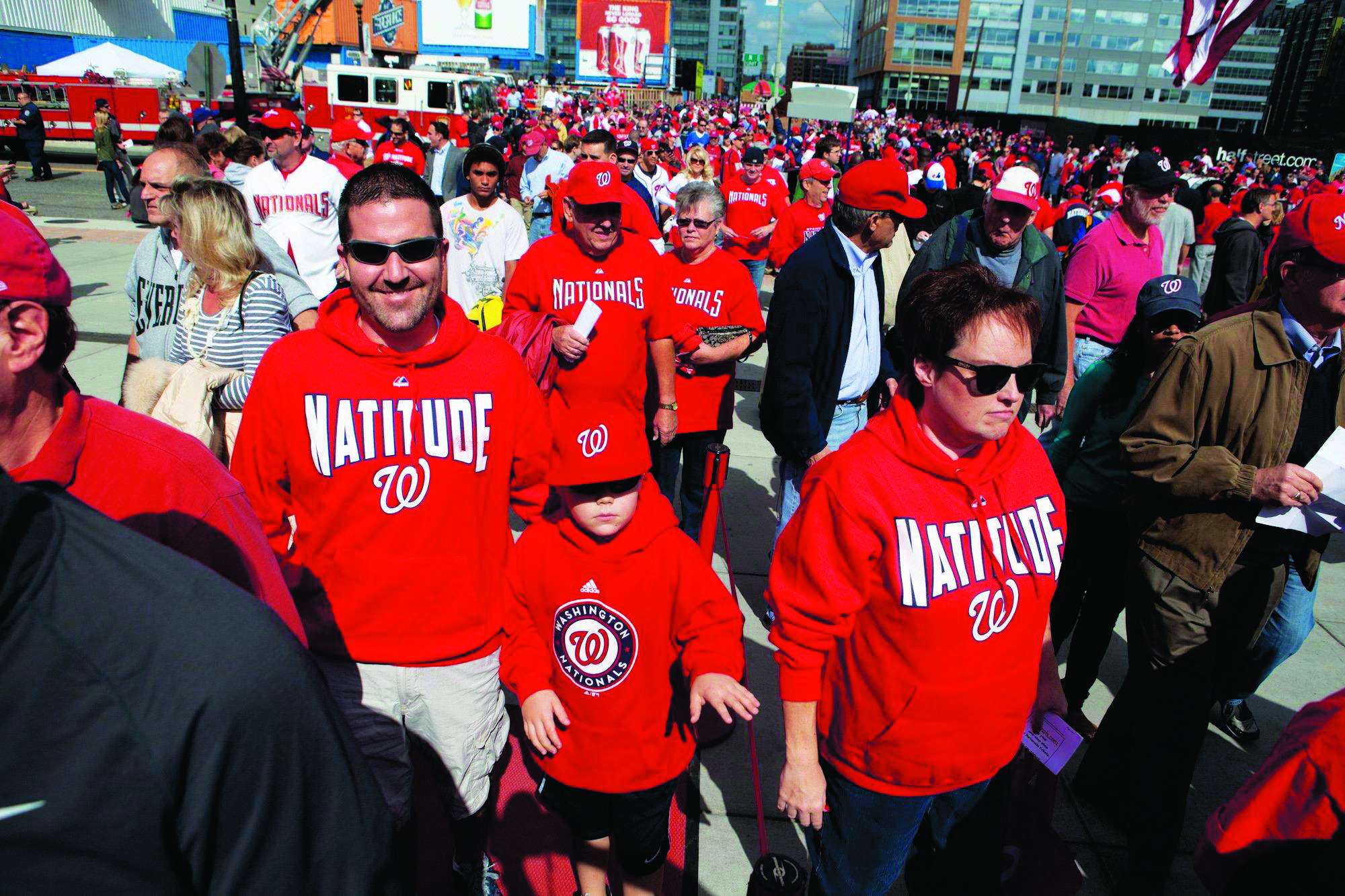 Nationals Park full as D.C. hosts its first major league postseason game since 1933