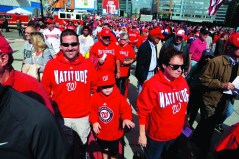 Nationals Park full as D.C. hosts its first major league postseason game since 1933