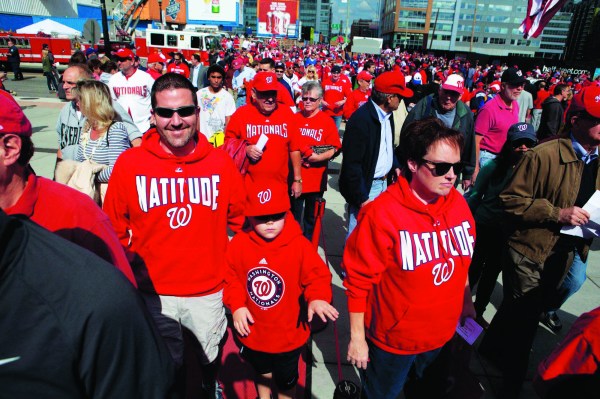 Nationals Park full as D.C. hosts its first major league postseason game since 1933