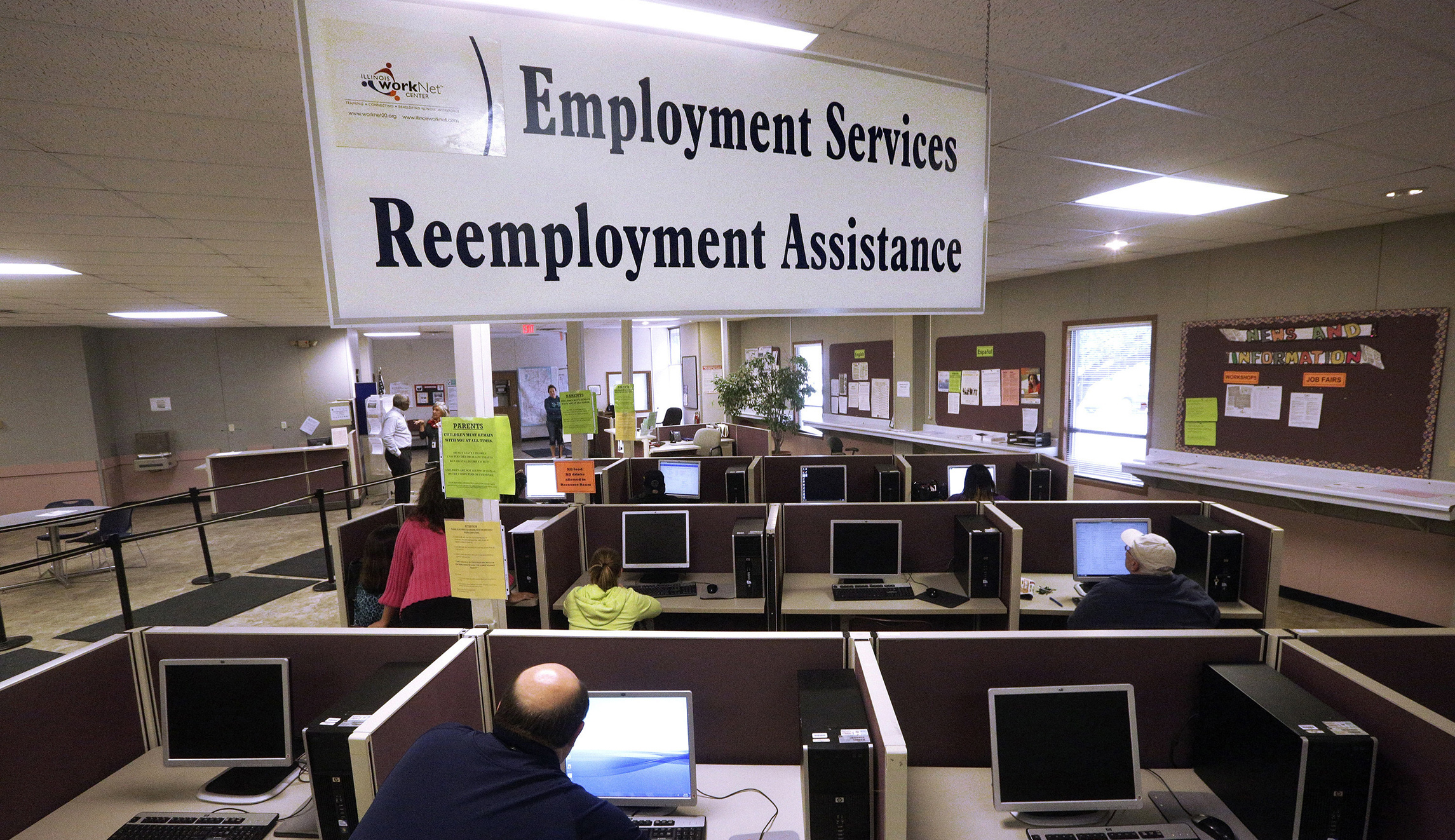 Fewest workers getting unemployment benefits in 28 years