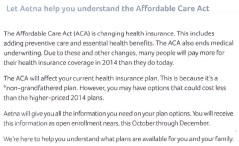 Aetna Letter Warns Customers: ‘Many People Will Pay More For Health Insurance’ Under Obamacare