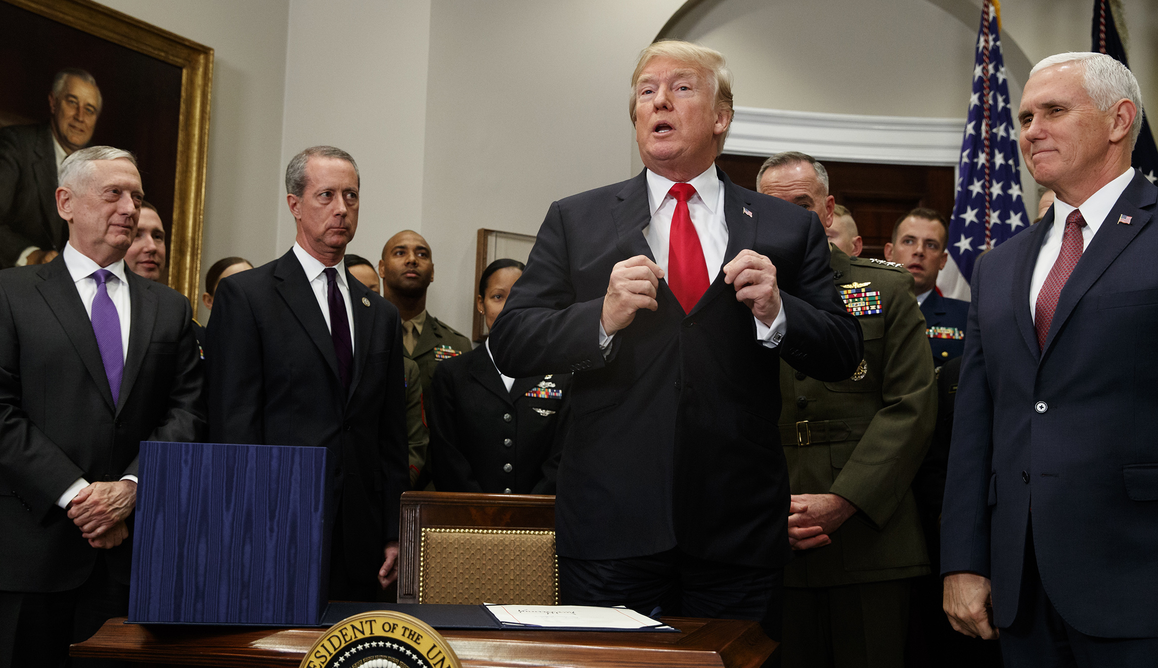 Trump signs $700B defense policy bill into law, says military has ‘gotta be perfecto’