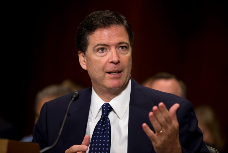FBI Director nominee James Comey testifies on Capitol Hill last week. (AP/Evan Vucci)