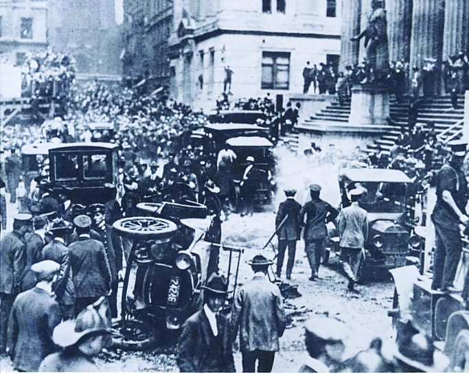 Crime History: Bomb kills 38 on Wall Street