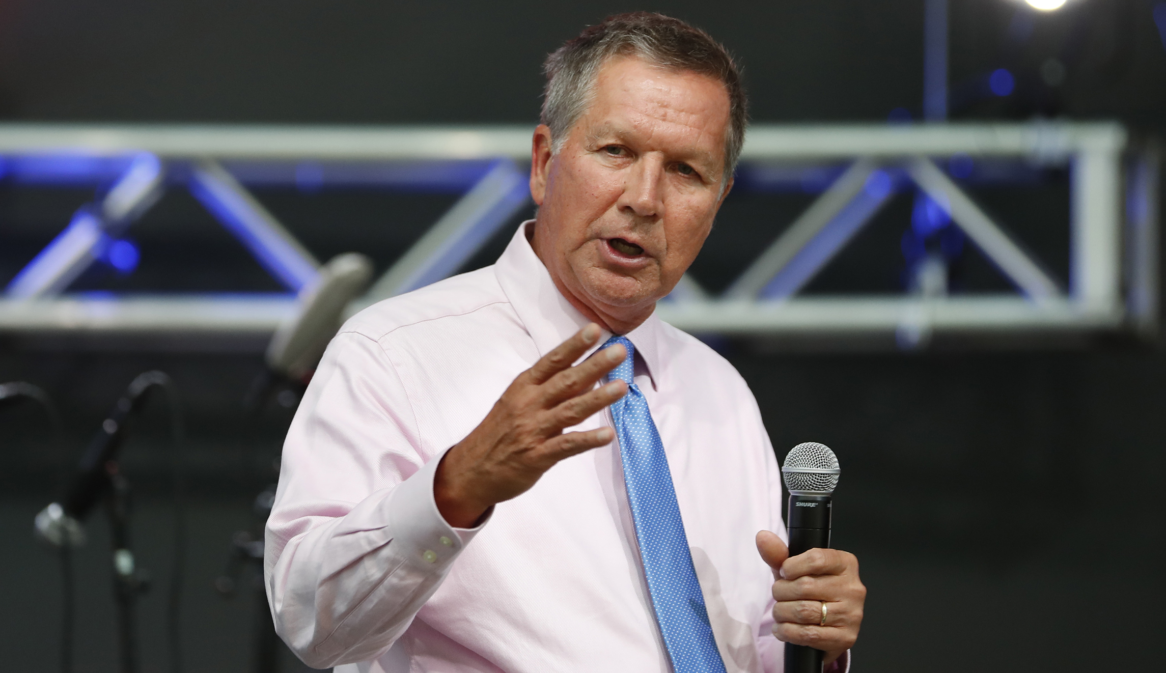 John Kasich credits Trump for ‘getting better’ on combating Putin’s Russia
