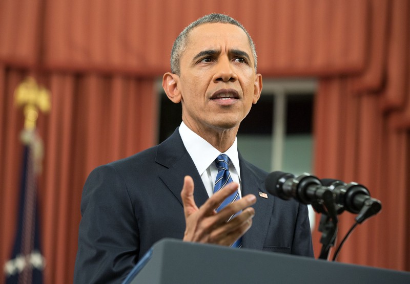 White House kills gun control line in terror speech email to supporters